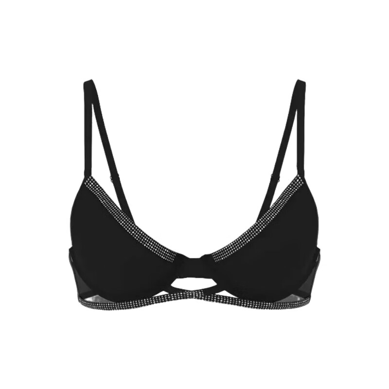 Victoria's Secret Shiny Decorative Sexy Glossy Push-Up Bra Valentine's Day Gift 21P9 Grape Purple 11273926 75B (34B)