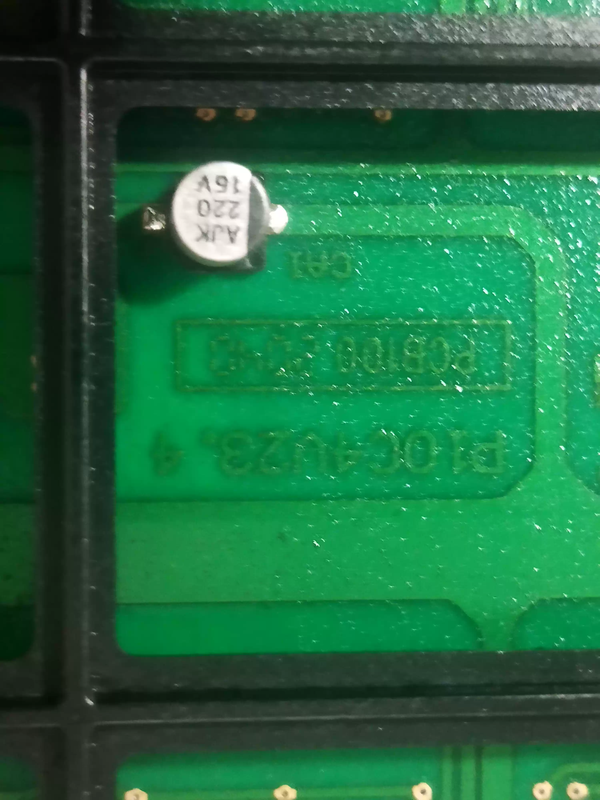 LED display p10c4v23.4 label module single red color 9 new chip 16188sc default