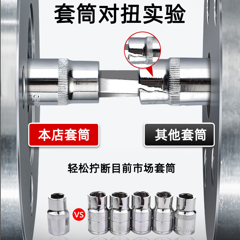 Shida Auto Repair Tool Set Socket Ratchet Wrench Car Repair Multifunctional Toolbox Combination Car Repair Set 4S Flagship 216-piece Set 72-Tooth Tool Set