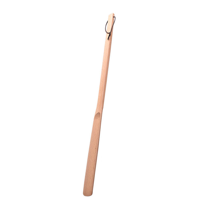 Zhongbaotang beech 70cm shoehorn with long handle solid wood shoe support shoe lifter for the elderly and pregnant women to wear shoes without bending over