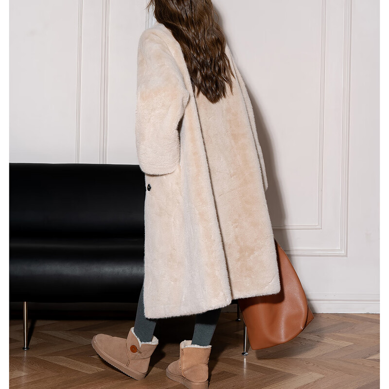 TonLion 2025 winter long imitation fur women's jacket