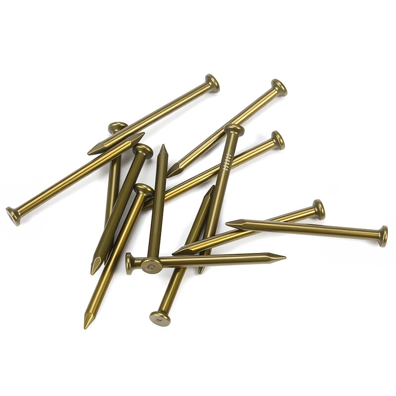 Xiaofeng Seiko Cement Steel Nails Galvanized High Strength Yellow Wall Nails Concrete 350g 30mm (about 230 pcs) 1 pack