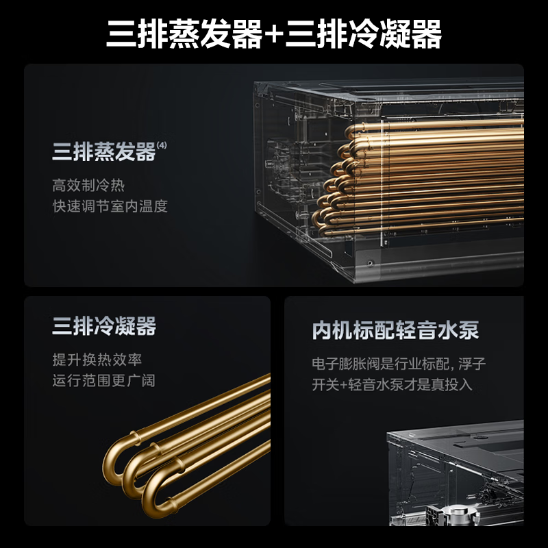 Hualing duct machine magic machine Hualing central air conditioner one-to-three/four/five/six-on-line household new first-level energy efficiency full DC variable frequency air conditioner intelligent cleaning invisible embedded small 6 HP first-level energy efficiency one to four 140W-X6-HL4-1