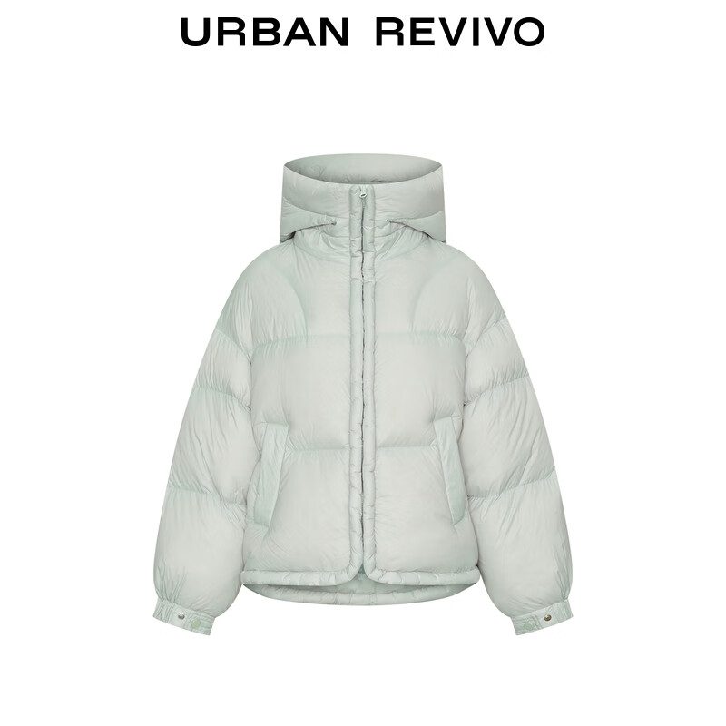 UR2025 new winter women's simple casual quilted hooded loose down jacket UYL150074