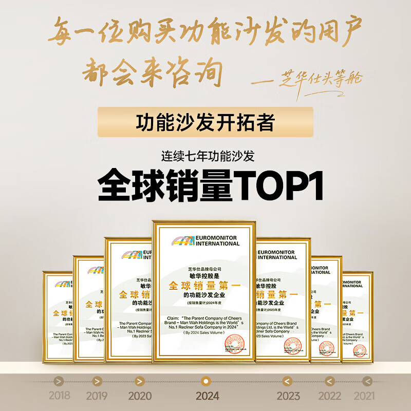 CHEERS Smart Chair Fabric Sofa Living Room Electric Function Chivas Comfort Representative K9780 Electric Emma Orange-Manual Reclining Priority Shipping (Contact Customer Service for Details)