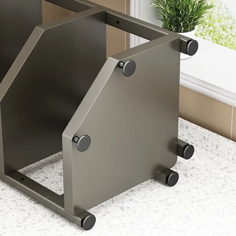 Jian Yang's new kitchen corner rack multi-layer floor-standing three-legged pot rack corner pot and small appliance storage storage rack multi-functional four-story height 81 long 31