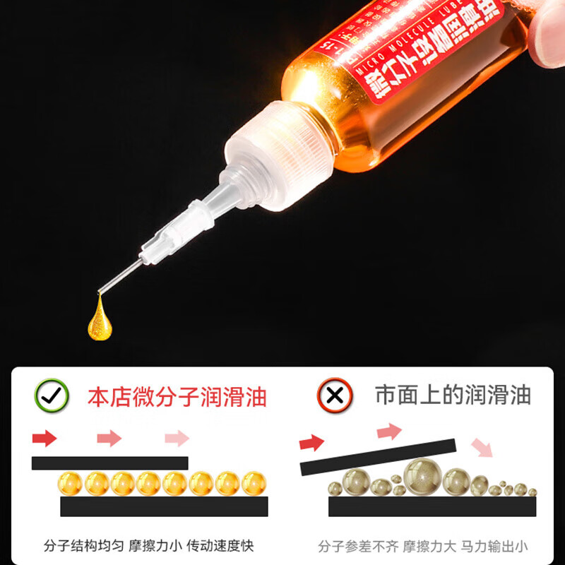 Mechanical lubricant, sewing machine oil, small bottle, household door noise, door shaft, door window, abnormal noise, door lock core, door hinge lubricant, lubricant 30ml*1 (needle 1)