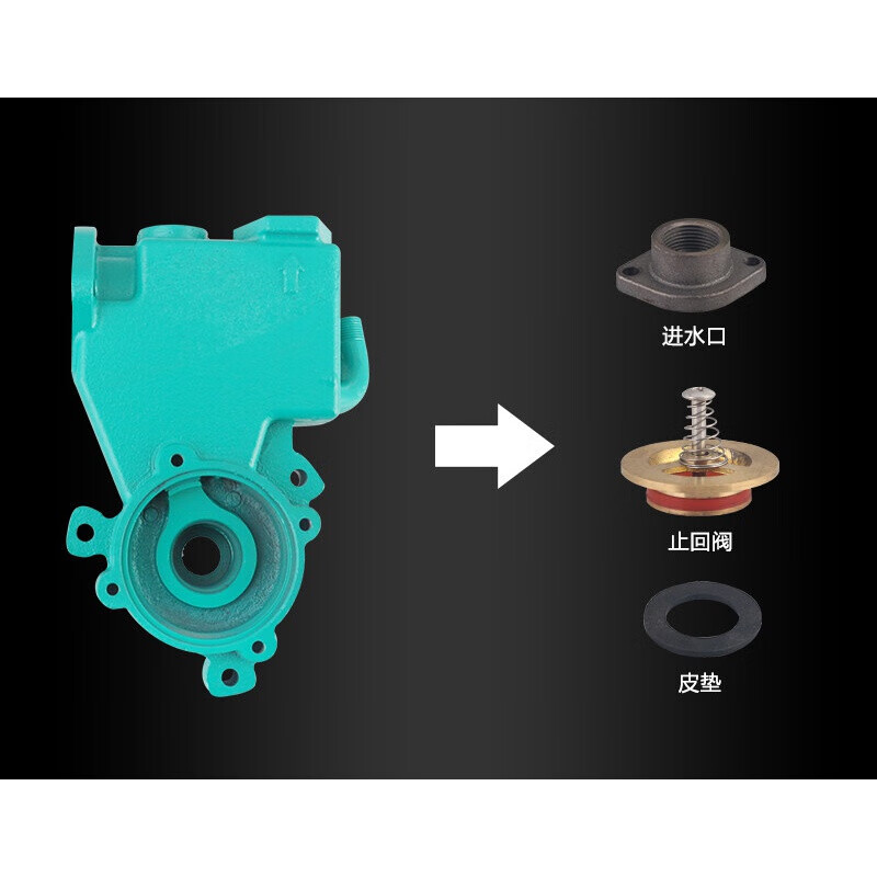 YWZR household self-priming water pump accessories 125w250w370w universal pump head automatic booster pump pump head 125w non-automatic 125w non-automatic