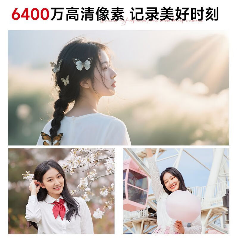 SONGDIAN DC218 digital camera student high-pixel digital entry-level camera campus high-definition mirrorless camera Mingyuebai-64 million front and rear dual cameras does not come with a memory card and cannot save photos