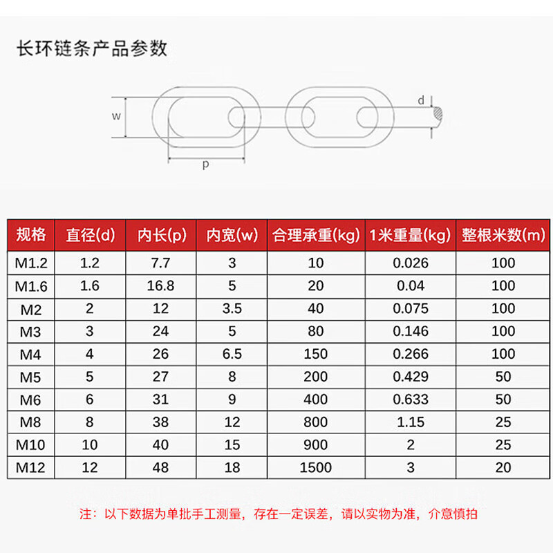 Hesdig 304 stainless steel chain iron chain lifting chain guardrail chain chandelier thick iron chain swing chain Jingcang flash delivery 4mm thick 2 meters long JG-1907