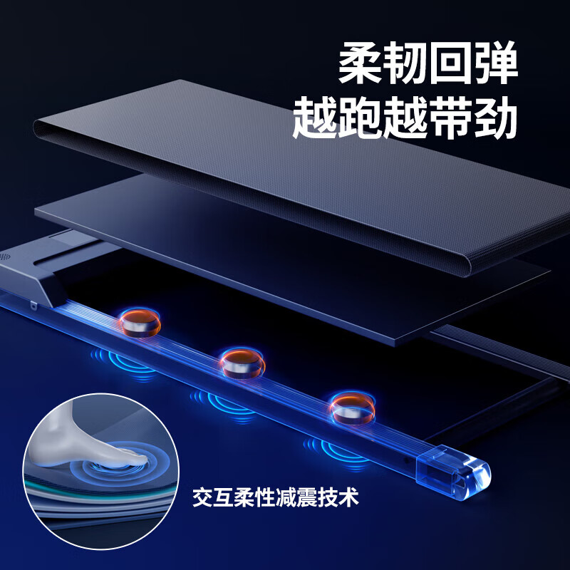 ANTEPOP treadmill T490 home walking machine aerobic fat reduction smart small folding sports weight loss fitness black premium model 12-speed speed adjustment