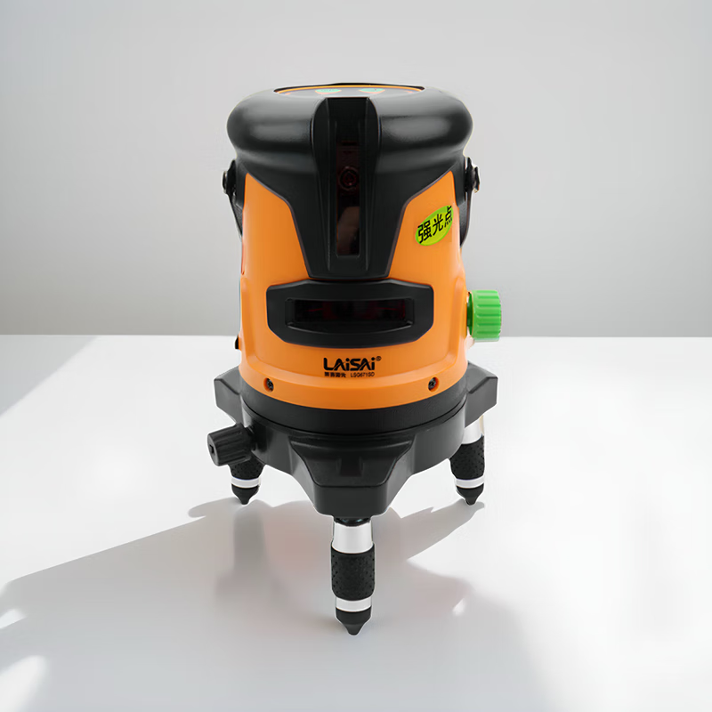 Laser laser level LSG671SD wall-mounted green light two-wire lithium battery high-precision automatic level standard dual battery + 1.5 meter tripod