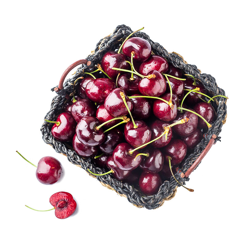 Jingxiansheng small gold bar cherries 3J grade 4 catties gift box, fruit diameter 30-32mm, fresh fruit direct from the source, free shipping