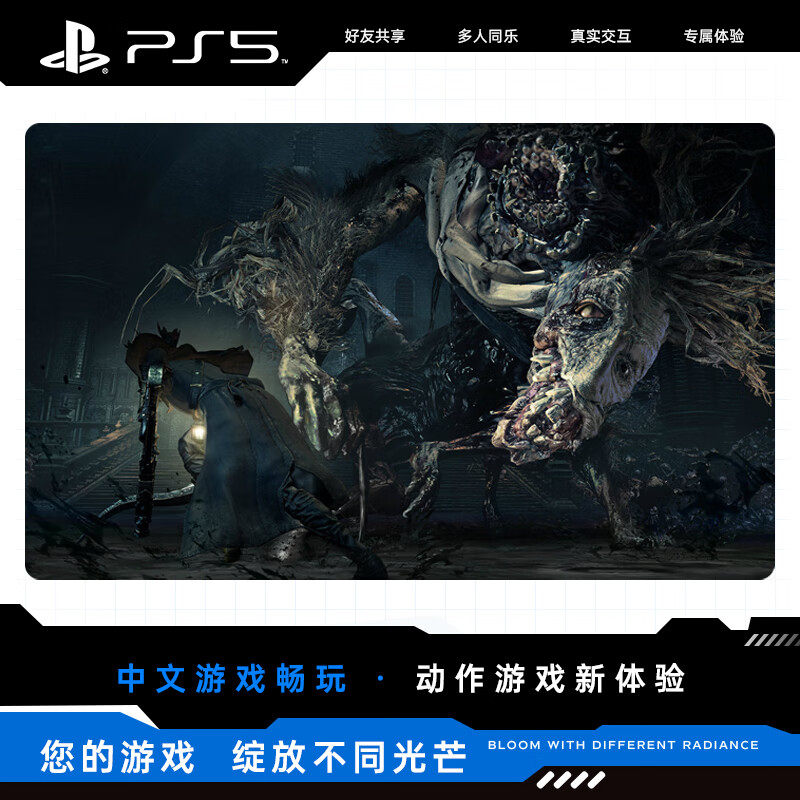 Sony (SONY) PlayStation 4 PS4 Game Disc/PS5 Universal Bloodline Bloodborne Old Hunter Edition Annual Edition (Ontology DLC) Hong Kong Version Chinese