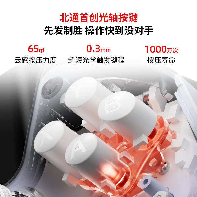 Beitong Kunpeng 50 second generation wireless game controller intelligent control bluetooth controller xbox computer PC mobile phone steam TV NSswitch2 vibration somatosensory original god Pokémon ZA