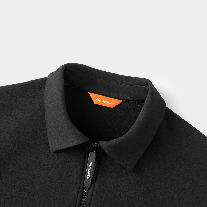 Biyinlefen lightweight double-sided velvet fabric 2025 autumn and winter new men's outdoor double-sided velvet warm knitted jacket