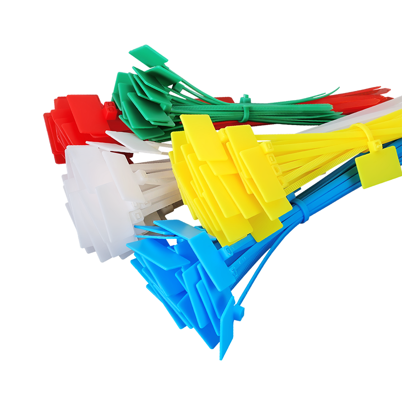 TYO color label tie Jingdong self-operated nylon cable management strap width 2.5mm * length 100mm white 100 pieces