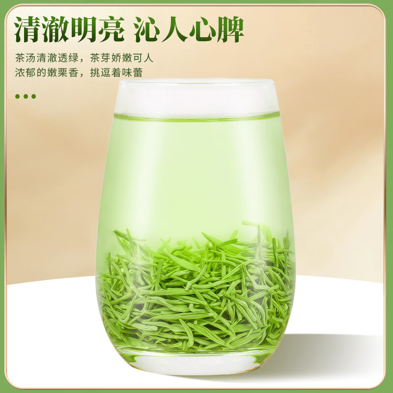 Zhiding Green Tea Special Grade Maojian Tea 2025 New Tea Xinyang Origin Mingqian Young Bud Ration Tea Self-Drink 500g