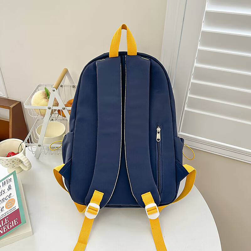 Pull back schoolbags, junior high school boys' high-looking backpacks, high school college students' backpacks, large-capacity campus trendy travel bags for women