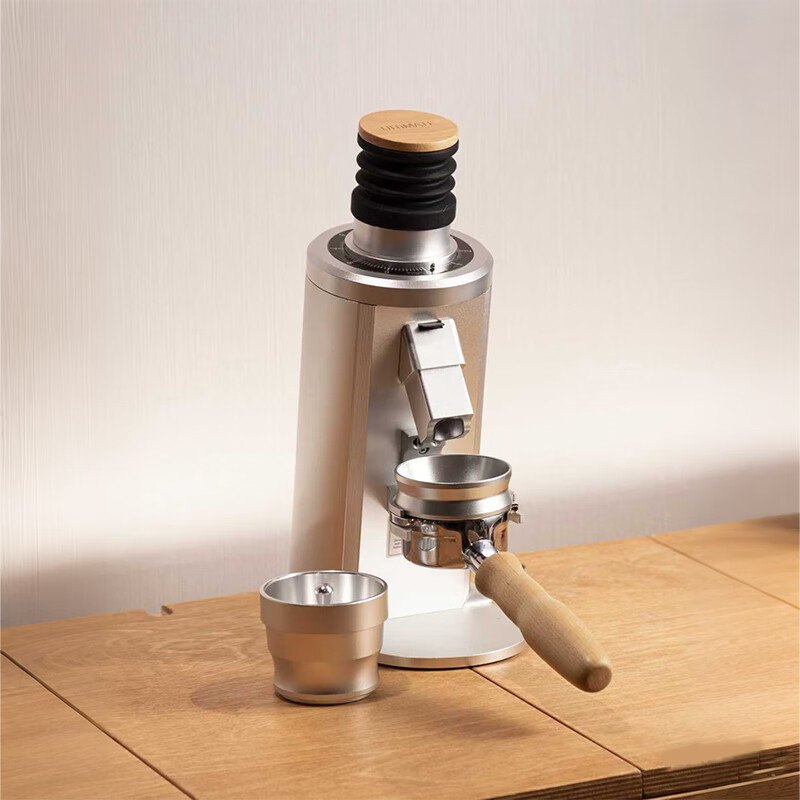 New UlTIMATE Dreamer HB64 V3 Italian SOE single-dose variable speed electric coffee grinder, frosted silver, 58mm binaural stand version (including tin cup and powder ring)