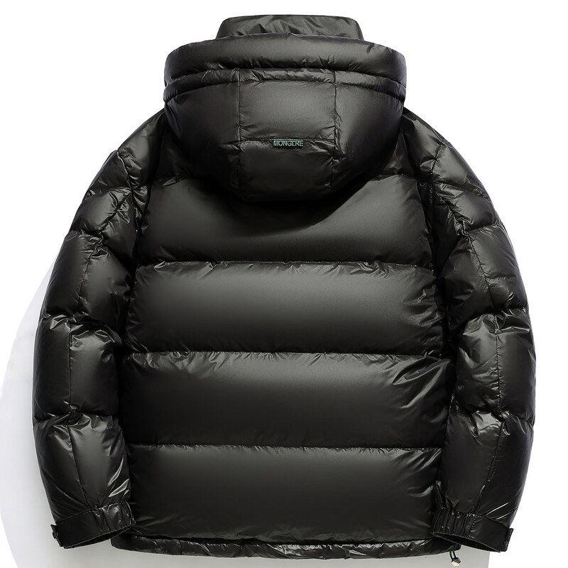 Flying in the Snow Down Jacket Men's Short Hooded Upgraded Fabric 90 Velvet Thickened Warm and Coldproof Down Jacket for Men