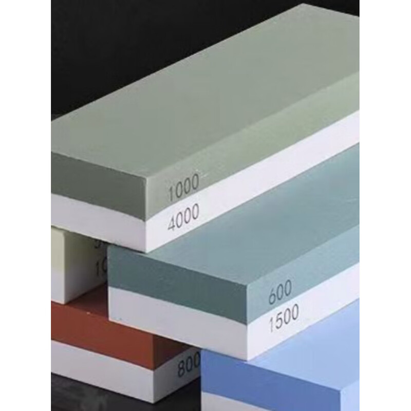 Fat Donglai same style whetstone household kitchen knife 10000 mesh white corundum oil stone whetstone natural stone rust-catching steel knife 1000/3000 + base one size