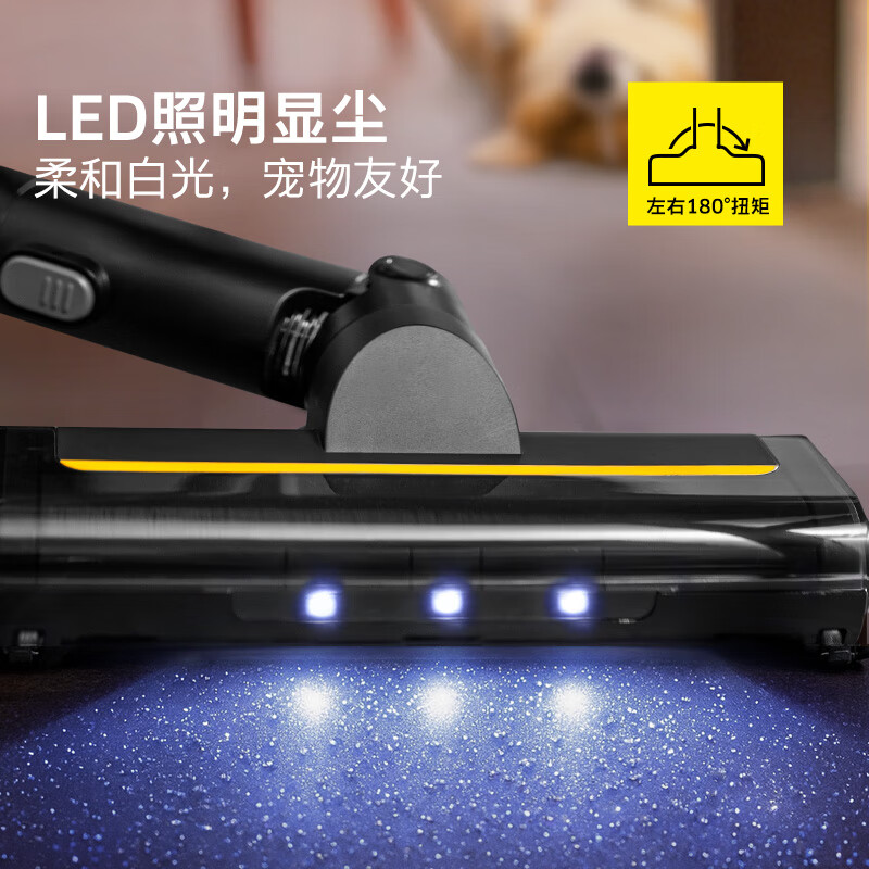 KARCHER, Germany, upgraded smart induction wireless handheld home and car dual-purpose vacuum cleaner, vertical high-suction mite removal, carpet pet hair, long battery life 180, lying flat KVA 3