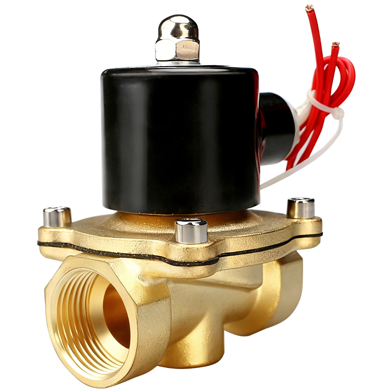 Wawaston solenoid valve copper electric water valve oil valve air valve water inlet valve normally closed switch valve 6 points AC220V 2W-200-20 copper