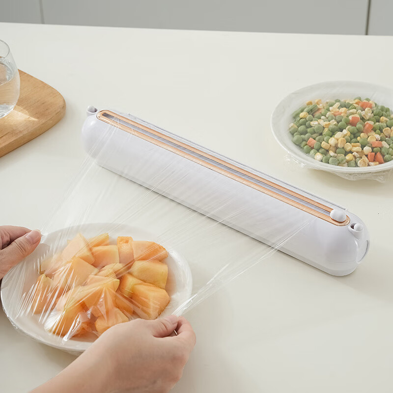 Qiyuemang kitchen cling film cutter household magnetic refrigerator artifact magnetic cling film cutter