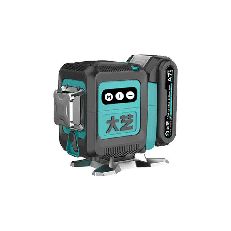 Dayi green light 12-line laser level infrared high-precision strong light thin line automatic line outdoor level 12-line single power 2.0AH