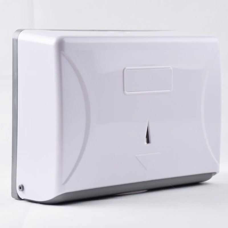 Yigongding hand towel box hotel bathroom wall-mounted hand towel box toilet paper box white (no punching)