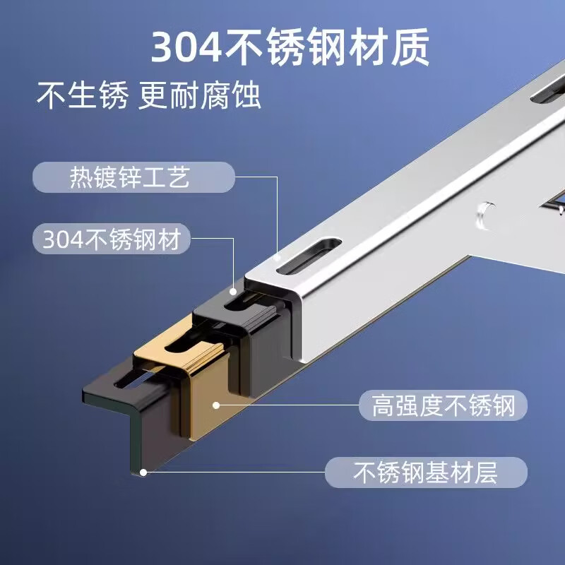Mei Kung Fu air conditioner bracket thickened stainless steel air conditioner outdoor unit bracket air conditioner hanger reinforced air conditioner outdoor shelf suitable for Midea Gree Haier Oaks and other 1-1.5P air conditioner bracket 1-1.5P upgraded thickened stainless steel