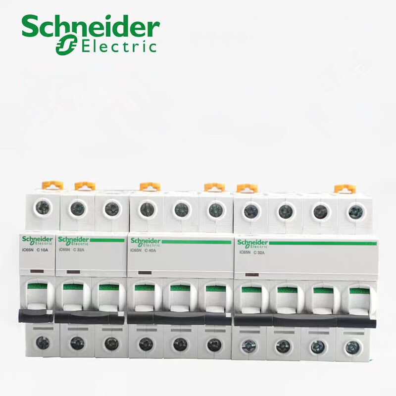 Schneider small circuit breaker/C/D type 6A10A16A25A32A40A/63A/1P/2P/3P/4P white 1A 1P x C type