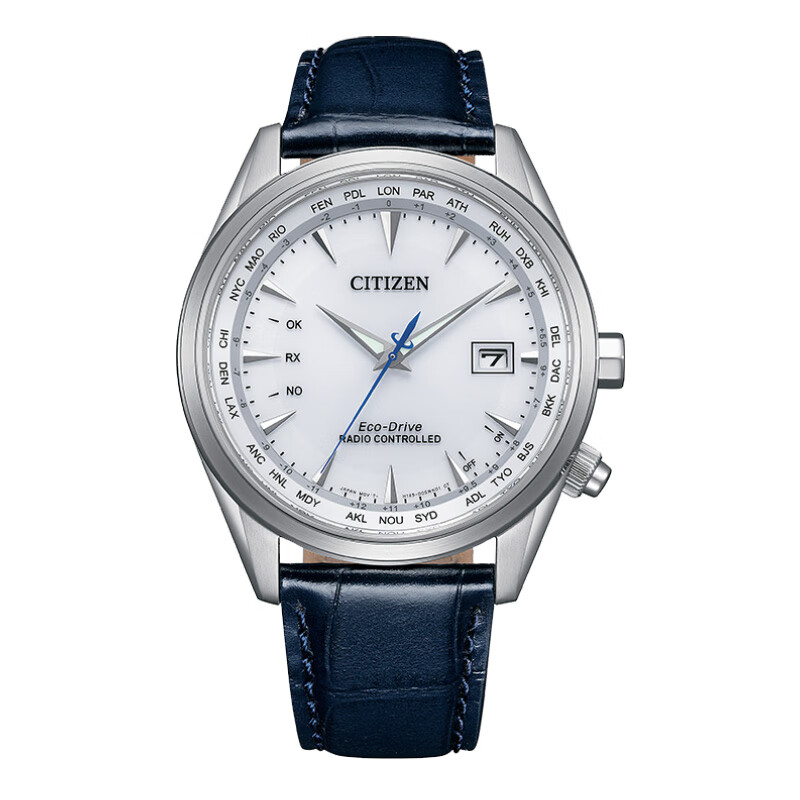Citizen (CITIZEN) watch light-kinetic energy radio-controlled watch Blue Angel first generation second generation Air Eagle sapphire dual display business casual men's watch CB0270-10A Air Eagle new model