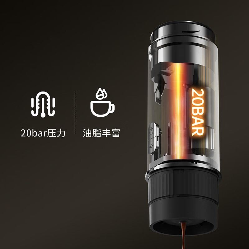 Circle Joy Portable Coffee Machine Handheld Espresso Machine Powder Hammer Distributor Bracket Outdoor Camping Storage Set