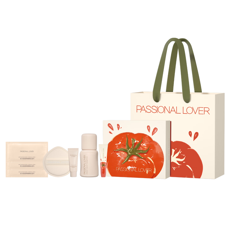 Passional Lover PL Saffron Limited Gift Box Invisible Liquid Foundation 3.0 Porcelain White Foundation Cream Concealer BB Cream New Year's Gift for Women