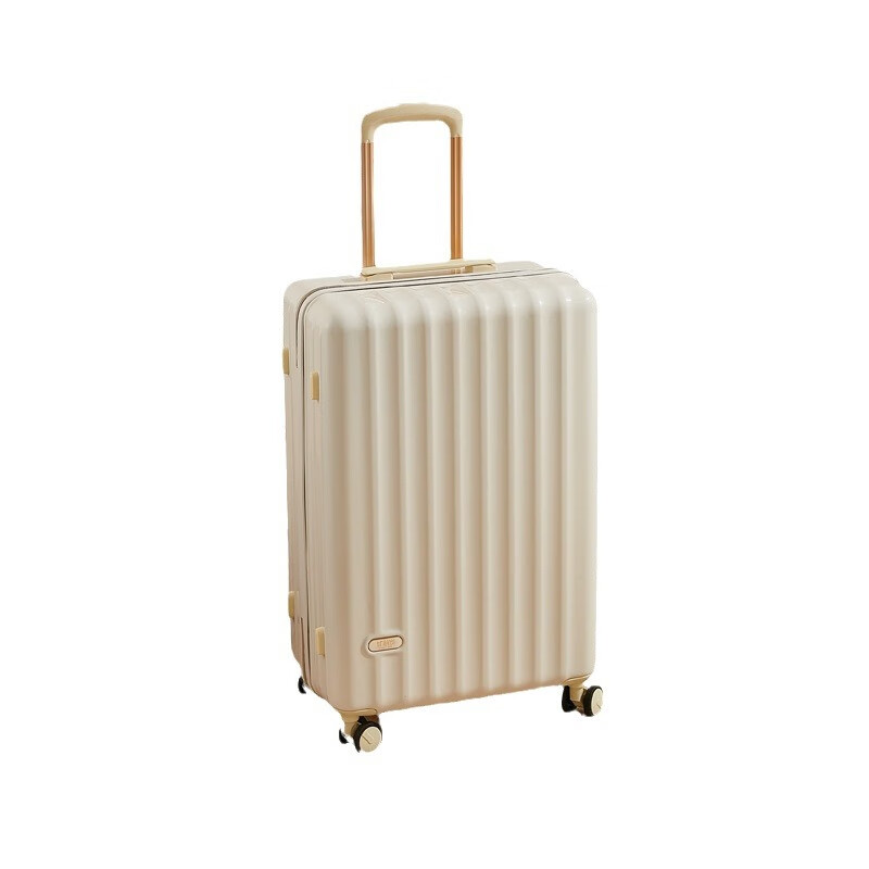 Ultra-light export Japanese small fresh suitcase universal wheel suitcase password boarding case 20 inches 24 inches white 22 inches