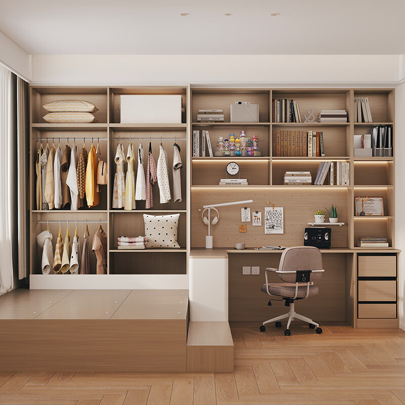 Quanyou Home Whole House Customization Tatami Customization Overall Combination Customization Tatami Bed Wardrobe Integrated Customization Earnest Money