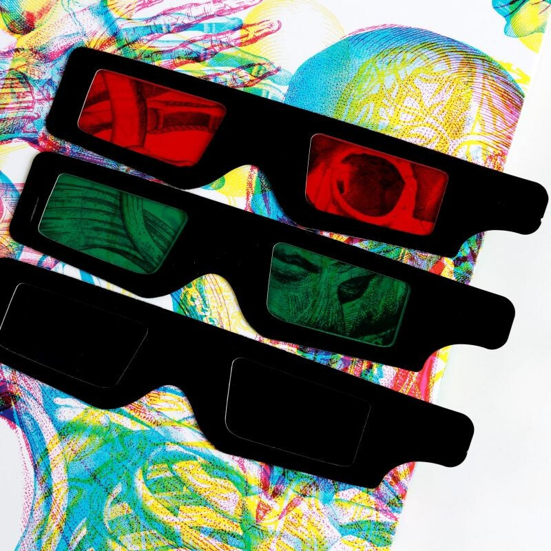 Exploring the Human Body, written by Kate Davis, 5-12 years old, three-color filter popular science book, 1 picture, 3 views, turns flat reading into three-dimensional reading, takes you to roam the wonderful human body