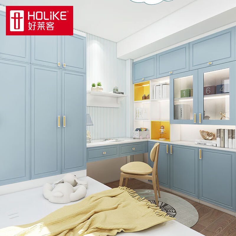 He Jiagong's study room tatami custom-made overall tatami bed wardrobe integrated bedroom furniture tatami deposit customization fee square