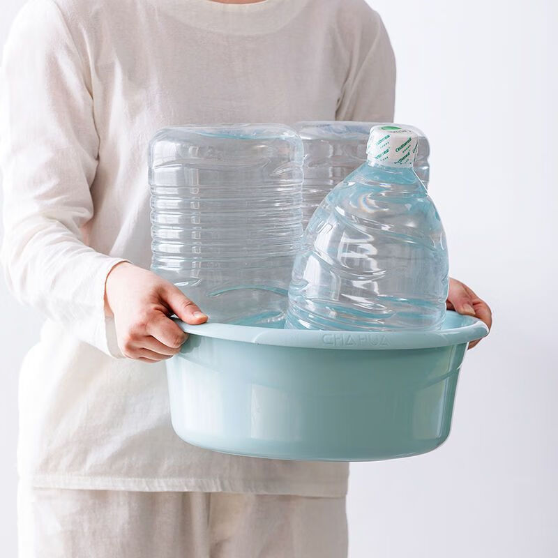 Camellia Plastic Basin Large Washbasin Student Dormitory Washing Clothes Feet Baby Foot Bath Basin 42cm