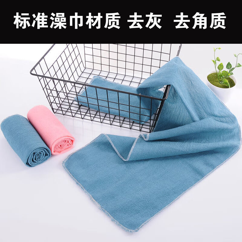 Pull back long single-layer coarse sand bath towel cloth for back rub, back rub bath towel, back rub magic tool for bathing back, 1 long back rub strip (blue)