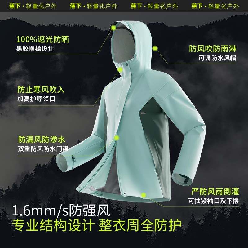 Beneunder jacket women's outdoor windproof three-in-one air velvet liner high warmth three-proof hiking in Tibet