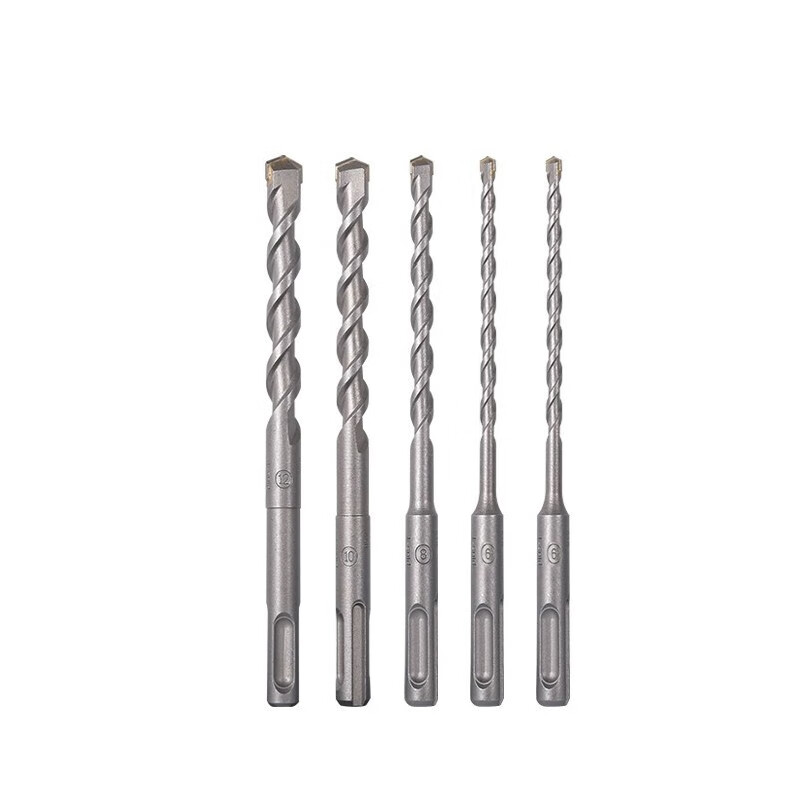 Bosch Bosch electric hammer drill bit round shank four pit drill 1 series set 6/6/8/10/12*160mm210mm accessories 6 6 8 10 12 round shank four pit 1 (length 160mm)