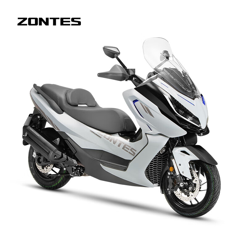 Shengshi ZONTES 2026 new Shengshi 368E electronic throttle scooter National IV single-cylinder water-cooled 368cc mecha gray