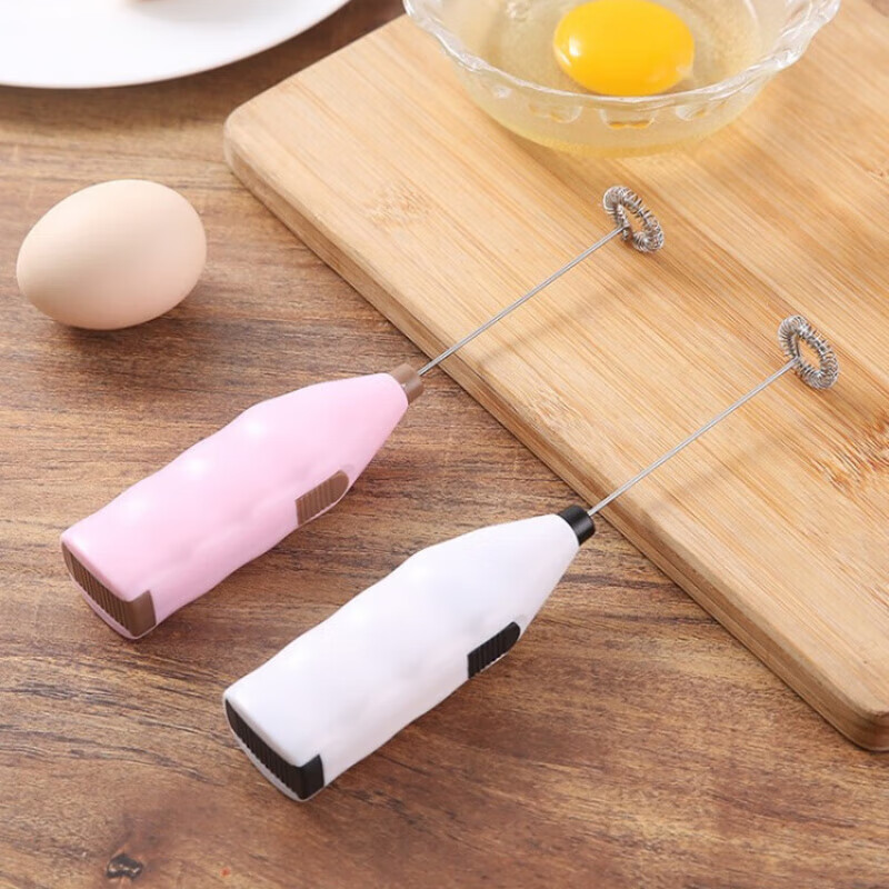 Jidaocook household electric egg beater creative mini handheld kitchen egg coffee milk tea mini stainless steel stirrer affordable price no matter the color - bring your own battery