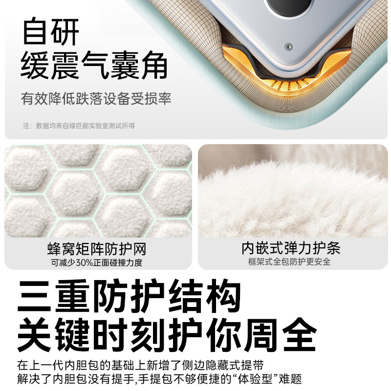 Llano notebook cloud bag liner anti-collision 13.3-inch computer bag thin protective cover Apple MacBook Air