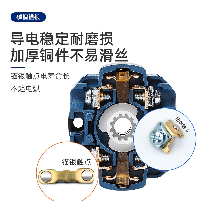 Changxin LW26-20 three-speed 32A dual power switching motor reverse rotation on-off 63A transfer switch 1 section 315A_three-speed (1-0-2)