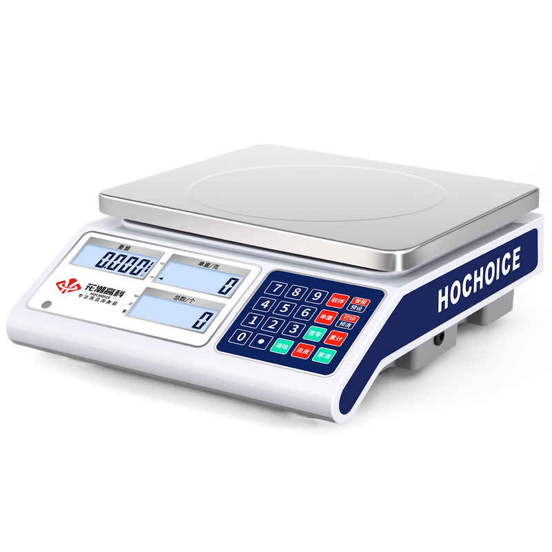 Huachao Hi-tech (Hochoice) commercial high-precision counting 0.1g precision industrial weighing and pricing electronic weighing platform scale 3kg/0.05g