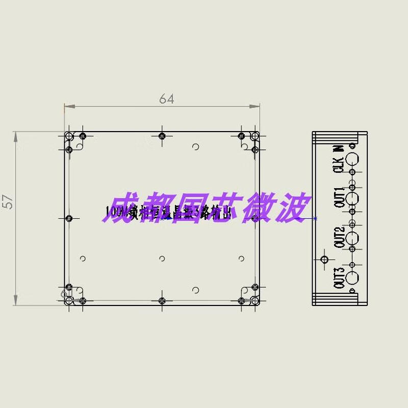 9G-30G ultra-wideband low noise amplifier G20dB NF=1.5dB high gain RF amplifier 9G-30G ultra-wideband low phase noise amplifier